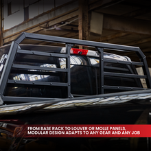 Load image into Gallery viewer, Gen-Y 20+ GMC GM 2500/3500 Defender 2 Outer Louver Panel for Headache Rack - Black