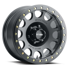 Load image into Gallery viewer, Method MR105 V3 Beadlock 17x9 -38mm Offset 8x6.5 130.81mm CB Matte Black Wheel w/ BH-H24125