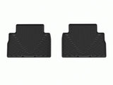 WeatherTech 21-23 Hyundai Santa Fe (Incl. 22-23 Plug-In Hybrid) Rear All-Weather Floor Mats - Black