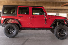 Load image into Gallery viewer, DV8 Offroad 07-18 Jeep Wrangler JK (4 Door Only) OE Plus Side Steps