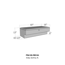 Load image into Gallery viewer, Westin/Brute LoSider Side Rail 87in Box - Aluminum