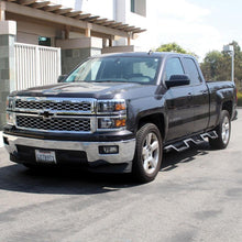 Load image into Gallery viewer, Westin 14-18 Chevrolet Silverado 1500 DC 6.5ft Bed HDX Drop W2W Nerf Step Bars - Tex. Blk