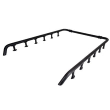 Load image into Gallery viewer, Go Rhino SRM500 Tri-Rail Kit (For 75in. Long Rack) - Tex. Blk (Rails ONLY - Req. Platform)