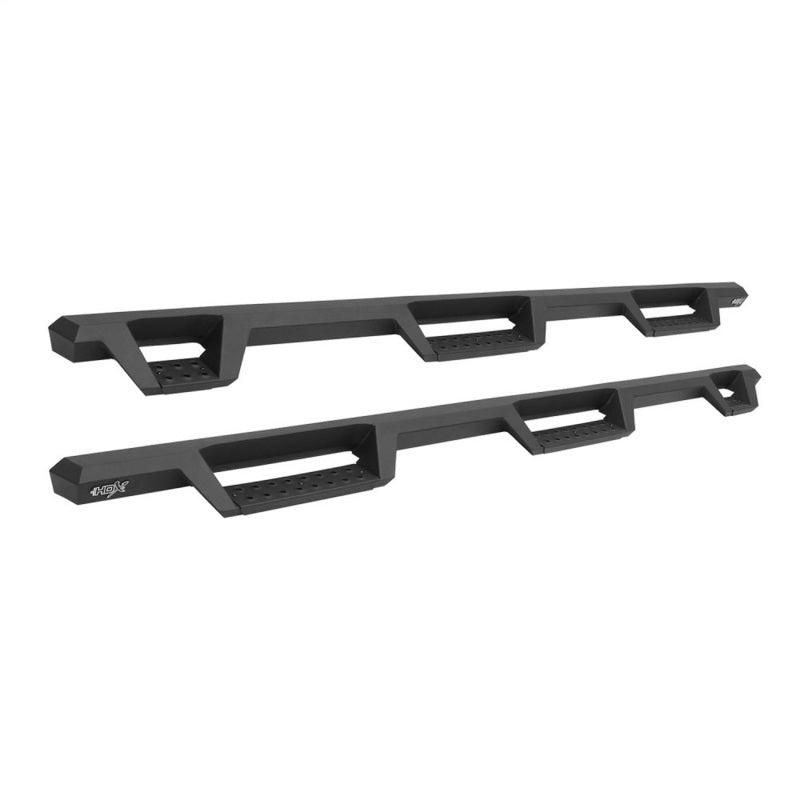 Westin/HDX 09-18 Dodge/Ram 1500 Crew Cab (5.5ft Bed) Drop Wheel to Wheel Nerf Step Bars - Txt Black