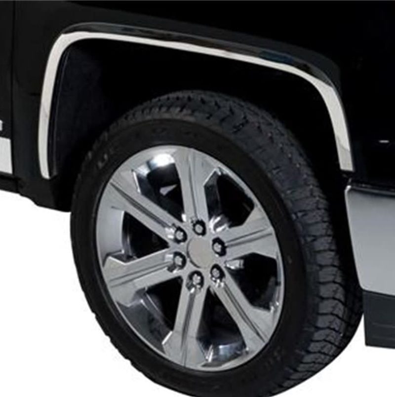 Putco 00-06 GMC Yukon XL - (Does not Fit Denali) Full SS Fender Trim - Covers Factory Fender Flare