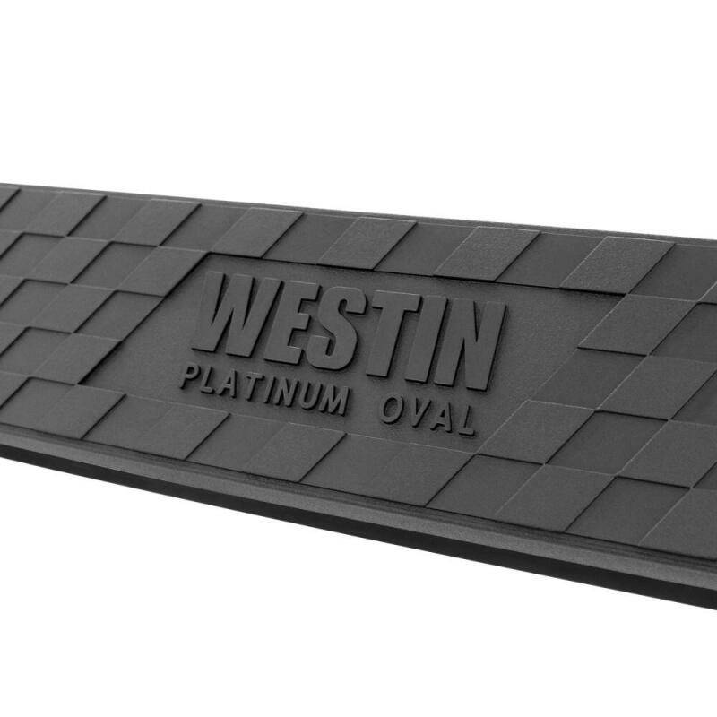 Westin 19-22 Chevrolet Silverado 1500 DC Platinum 4 Oval Nerf Step Bars - SS