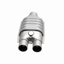 Load image into Gallery viewer, MagnaFlow Conv Univ 2inch Inlet/2.5inch Outlet Dual/Single Oval Shape