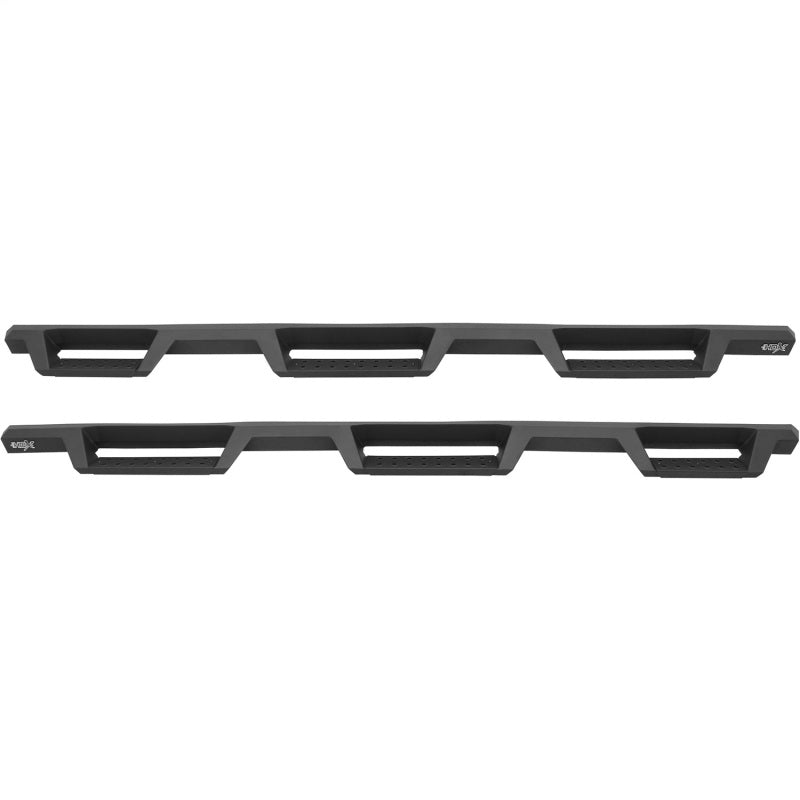 Westin 14-18 Chevrolet Silverado 1500 DC 6.5ft Bed HDX Drop W2W Nerf Step Bars - Tex. Blk