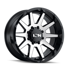 Load image into Gallery viewer, ION Type 143 20x10 / 8x180 BP / -19mm Offset / 124.2mm Hub Black/Machined Wheel