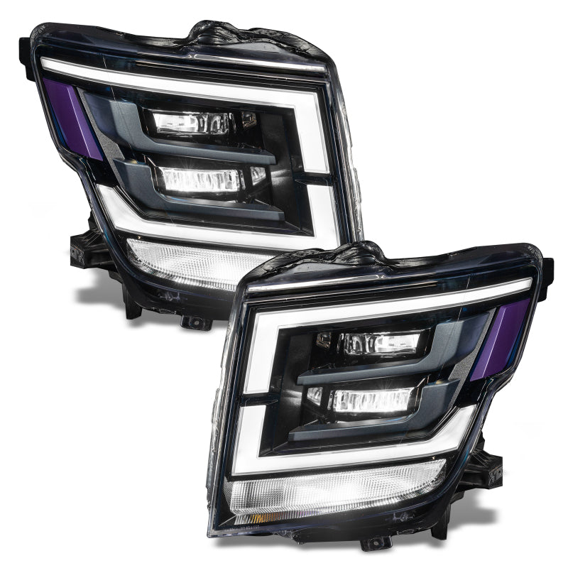 Oracle 21-22 Nissan Titan Demon Eye RGB Headlight Upgrade Kit - ColorSHIFT w/o Cntrl