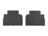 WeatherTech 20-24 Hyundai Palisade Rear Rubber Mats - Black