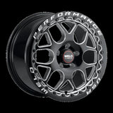 Weld Solana Beadlock 17x10 / 5x127 BP / ET38 / 71.5mm Bore - Gloss Black MIL DIA Wheel