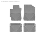 WT Rubber Mats - Rear - Grey