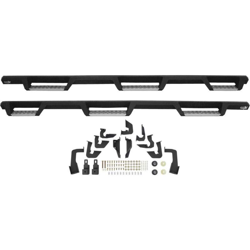 Westin/HDX 07-18 Chevrolet Silverado 1500 Crew (5.5ft) (Excl Classic) Drop WTW Nerf Step Bars - Blk