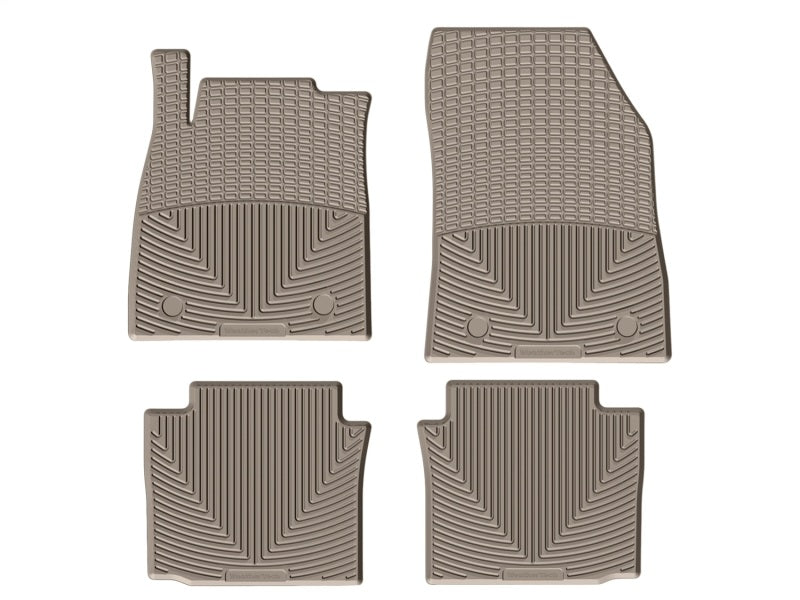 WT Rubber Mats - Front - Tan