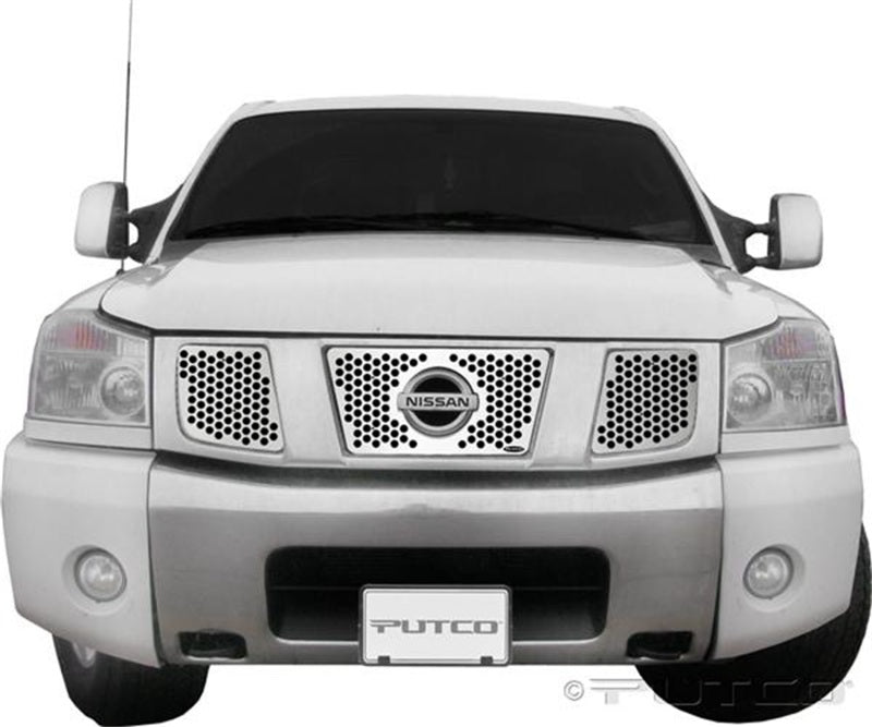 Putco 04-07 Nissan Titan / Armada Punch Stainless Steel Grilles