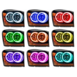 Oracle 04-06 Dodge Durango SMD HL - Black - ColorSHIFT w/ 2.0 Controller