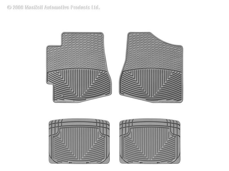 WT Rubber Mats - Rear - Grey