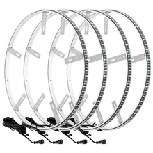 Load image into Gallery viewer, Oracle LED Illuminated Wheel Rings - Double LED - Red SEE WARRANTY