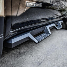 Load image into Gallery viewer, Westin 19-20 Chevrolet Silverado / GMC Sierra 1500 Double Cab HDX Drop Nerf Step Bars - Textured Blk