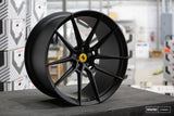 Vossen x Novitec NF9 21x9.5in - 5x114.3 BP - ET33 - Satin Black Ferrari F12 Front Wheel