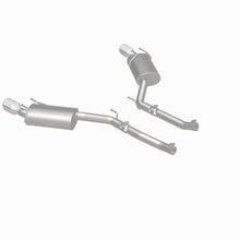 Load image into Gallery viewer, MagnaFlow Axle-Back Stainless Dual Split 4in Polished Tips 10-15 Chevrolet Camaro Convert. 3.6L V6