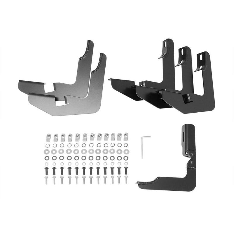 Westin 18-20 Jeep Wrangler JL Unlimited 4DR PRO TRAXX 5 Oval Nerf Step Bars - Textured Black