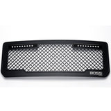 Putco 15-19 GMC Sierra HD Lighted Boss Grille (Qty 2 - 10in Luminix Light Bars)