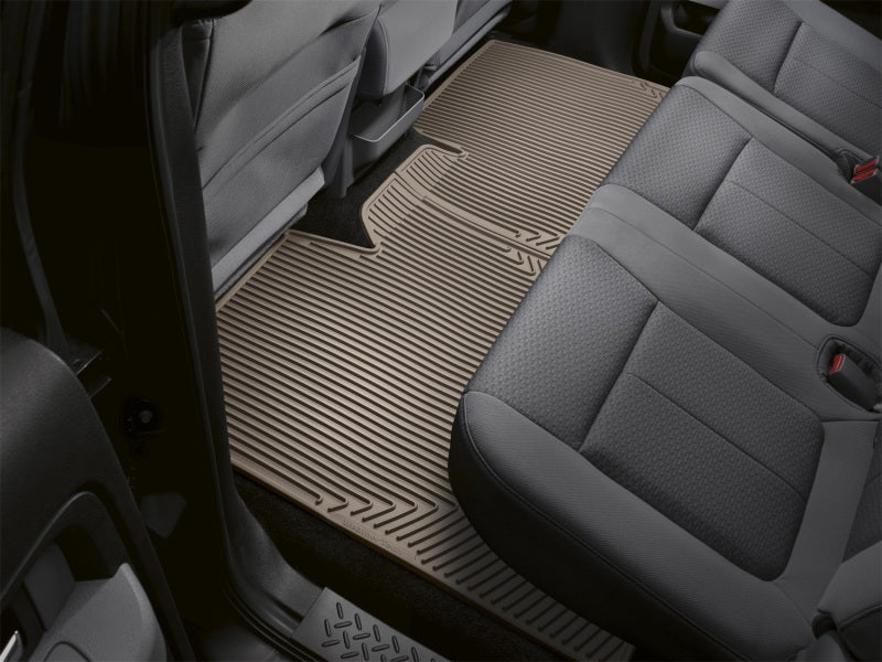 WT Rubber Mats - Rear - Tan