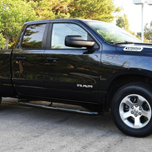 Load image into Gallery viewer, Westin 19-20 Ram 1500 Crew Cab E-Series 3 Nerf Step Bars - Black