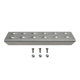 Westin Replacement HDX Stainless Drop Step Plate Kit 6in. w/Screws (Set of 2) - SS