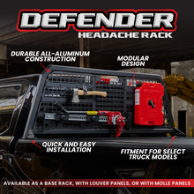 Load image into Gallery viewer, Gen-Y 19+ Dodge Ram 2500/3500 Defender 2 Outer Louver Panel for Headache Rack - Black