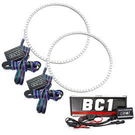 Oracle Jeep Wrangler JL/JT LED Surface Mount Headlight Halo Kit - w/ BC1 Controller
