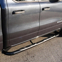 Load image into Gallery viewer, Westin 19-20 Ram 1500 Crew Cab E-Series 3 Nerf Step Bars - Black