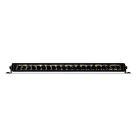 Go Rhino Xplor Blackout Combo Series Sgl Row LED Light Bar w/Amber (Side/Track Mount) 20.5in. - Blk