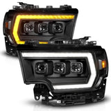 ANZO 19-24 RAM 2500/3500 Z-Series Full LED Proj Headlights DRL/Init/SeqSig - Pass. Side ONLY