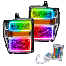 Load image into Gallery viewer, Oracle 08-10 Ford F250 Pre-Assembled Halo Headlights Chrome Housing- w/Simple Cntrl