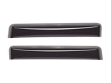 WeatherTech 2024 Toyota Tacoma DC (Incl. Hybrid) Rear Side Window Deflectors - Dark Tint