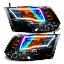 Load image into Gallery viewer, Oracle 09-18 Dodge Ram RGB+A + Switchback Quad Headlight Halo Kit w/ Simple Controller