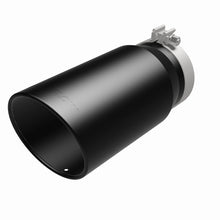 Load image into Gallery viewer, MagnaFlow Tip Stainless Black Coated Single Wall Round Single Outlet 6in Dia 5in Inlet 13in L