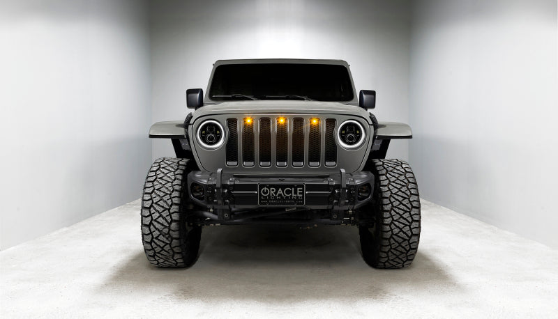 Oracle Jeep Wrangler JL/Gladiator JT 7in. High Powered LED Headlights (Pair) - White SEE WARRANTY