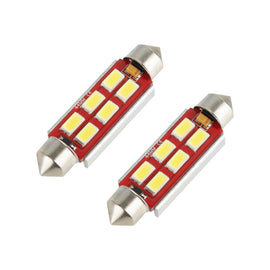 Oracle 44MM 6 LED 3-Chip Festoon Bulbs (Pair) - Cool White