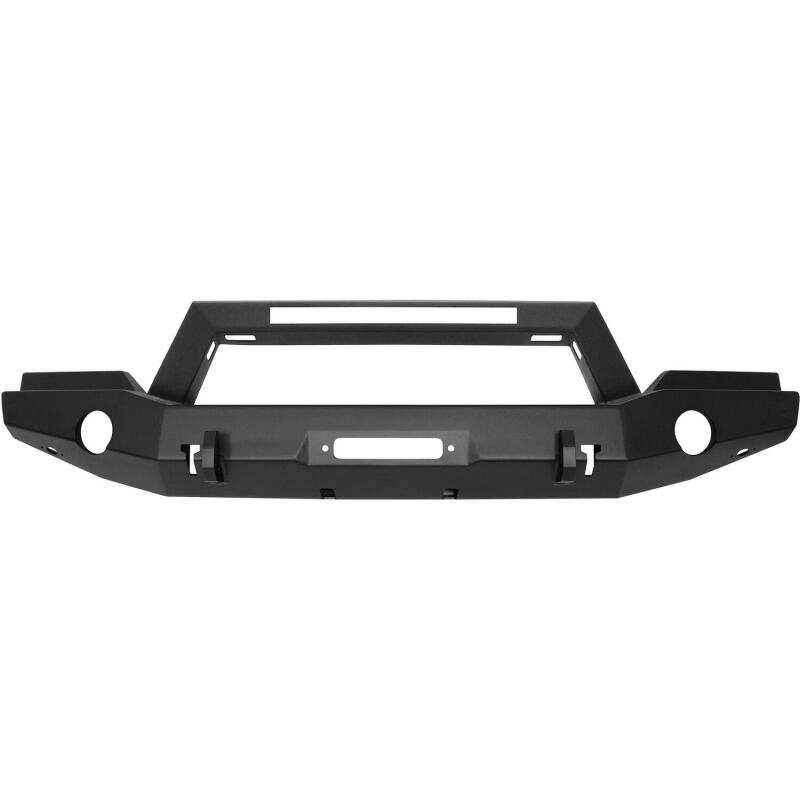 Westin 07-18 Jeep Wrangler JK WJ2 Full Width Front Bumper w/LED Light - Tex. Blk