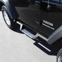 Load image into Gallery viewer, Westin 07-18 Jeep Wrangler JK 2dr. HDX Stainless Drop Nerf Step Bars - Tex. Blk