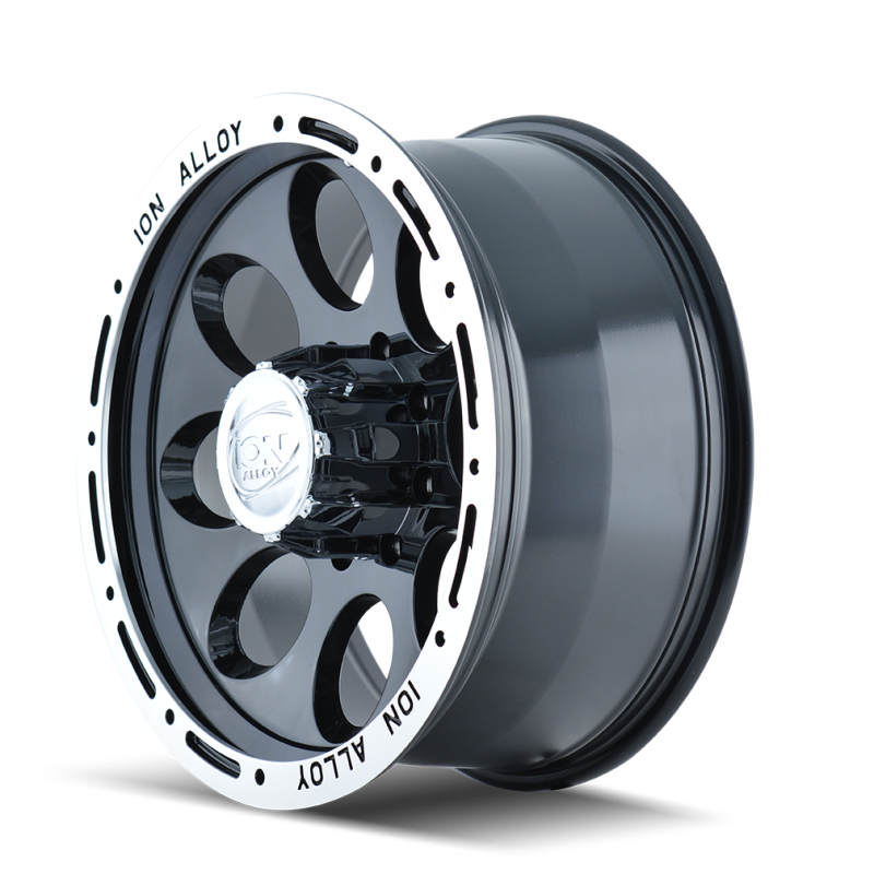 ION Type 174 17x9 / 5x114.3 BP / 0mm Offset / 83.82mm Hub Black/Machined Wheel