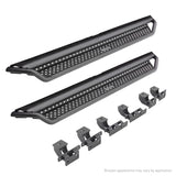 Go Rhino 22-24 Toyota Tundra Double-Cab Dominator Xtreme D1 SideSteps (incl. Brackets) - Black