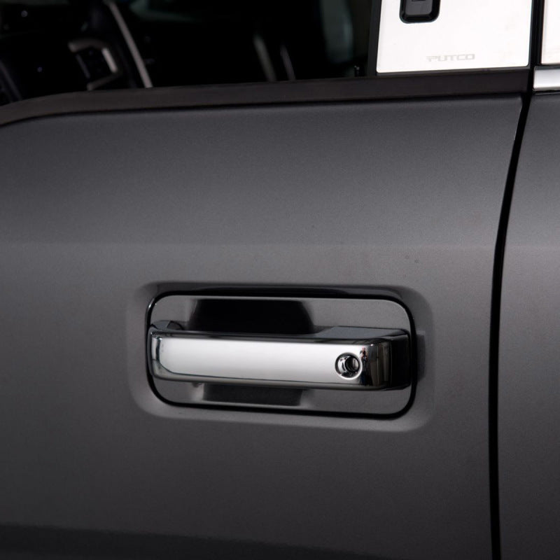 Putco 17-20 Ford SuperDuty Door Handle Covers (4DR) w/ Driver Keyhole (Covers Functional Sensors)