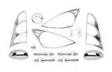 Putco 00-04 Ford Focus (4 Door) DH/MC/TL/HL/FTC Chrome Trim Accessory Kits