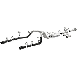 MagnaFlow 11-19 Chevrolet Silverado 2500/3500 HD V8-6.0L Dual Split Cat-Back Exhaust w/Black Tips