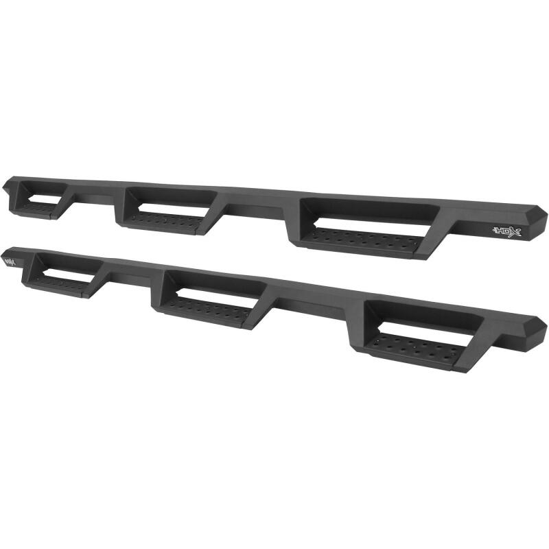 Westin 14-18 Chevrolet Silverado 1500 DC 6.5ft Bed HDX Drop W2W Nerf Step Bars - Tex. Blk